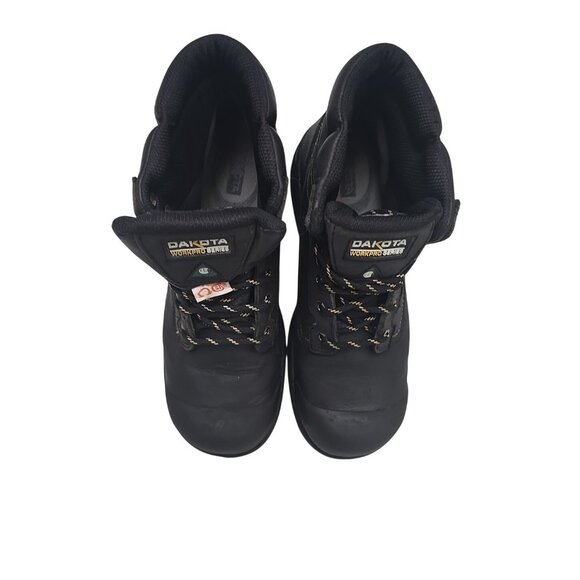 Dakota Men's 6'' 877 Steel Toe Steel Plate Work Boots Black Size 11M - Picture 7 of 8